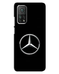 Чехол для Xiaomi Mi 10T Pro с картинкой «Mercedes классический лого»