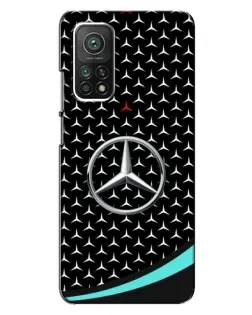 Чехол для Xiaomi Mi 10T Pro с картинкой «Mercedes — бирюзовый акцент»