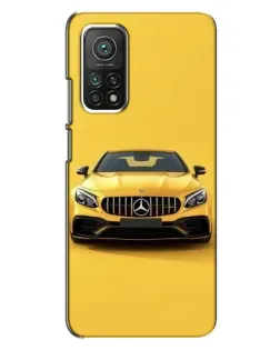Чехол для Xiaomi Mi 10T Pro с картинкой «Желтый Mercedes GT»