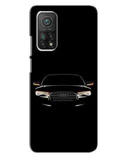 Чехол для Xiaomi Mi 10T Pro с картинкой «Audi — ночной контур» Чехол для Xiaomi Mi 10T Pro с картинкой «Audi — ночной контур»