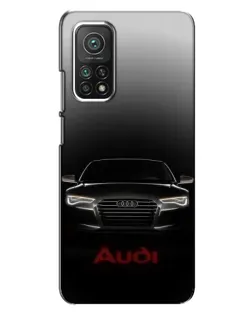 Чехол для Xiaomi Mi 10T Pro с картинкой «Audi — градиентный контур» Чехол для Xiaomi Mi 10T Pro с картинкой «Audi — градиентный контур»