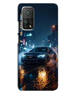 Чехол для Xiaomi Mi 10T Pro с картинкой «Ночной город и Audi» Чехол для Xiaomi Mi 10T Pro с картинкой «Ночной город и Audi»