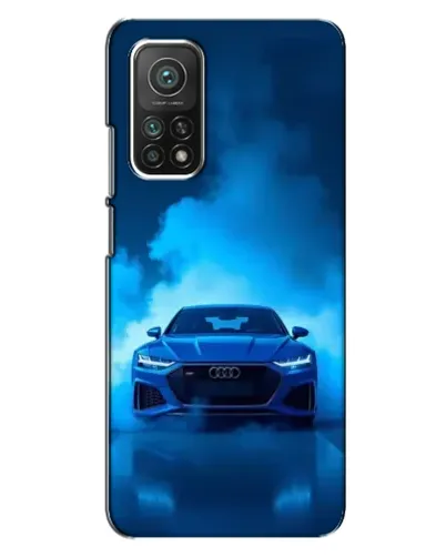 Чехол для Xiaomi Mi 10T Pro с картинкой «Audi — голубая энергия»