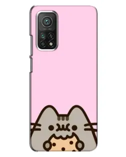 Чехол для Xiaomi Mi 10T Pro с картинкой «Pusheen и печенье» Чехол для Xiaomi Mi 10T Pro с картинкой «Pusheen и печенье»