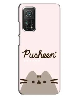 Чехол для Xiaomi Mi 10T Pro с картинкой «Pusheen логотип» Чехол для Xiaomi Mi 10T Pro с картинкой «Pusheen логотип»