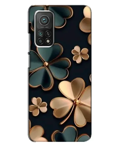 Чехол для Xiaomi Mi 10T Pro с картинкой «Клевер в золоте»