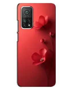 Чехол для Xiaomi Mi 10T Pro с картинкой «Маковые соцветия»