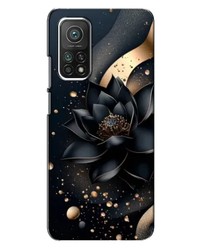Чехол для Xiaomi Mi 10T Pro с картинкой «Черный лотос»