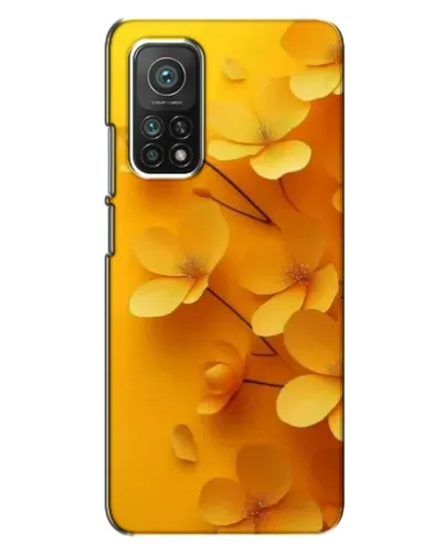Чехол для Xiaomi Mi 10T Pro с картинкой «Золотые лепестки»