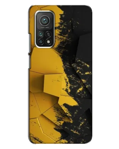 Чехол для Xiaomi Mi 10T Pro с картинкой «Золотые осколки геометрии» Чехол для Xiaomi Mi 10T Pro с картинкой «Золотые осколки геометрии»