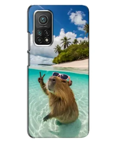 Чехол для Xiaomi Mi 10T Pro с картинкой «Капибара на море» Чехол для Xiaomi Mi 10T Pro с картинкой «Капибара на море»