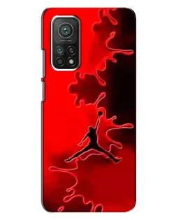 Чохол для Xiaomi Mi 10T з картинкою «Jordan Red Smoke»