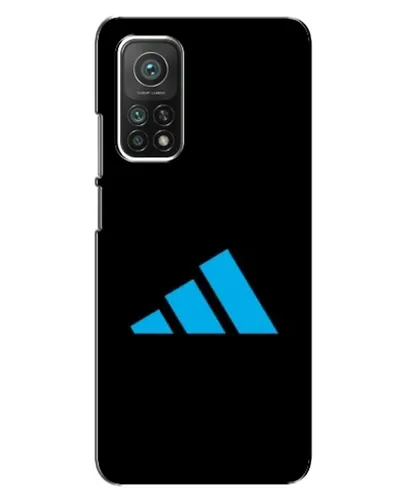 Чехол для Xiaomi Mi 10T с картинкой «Adidas Cyan Logo»