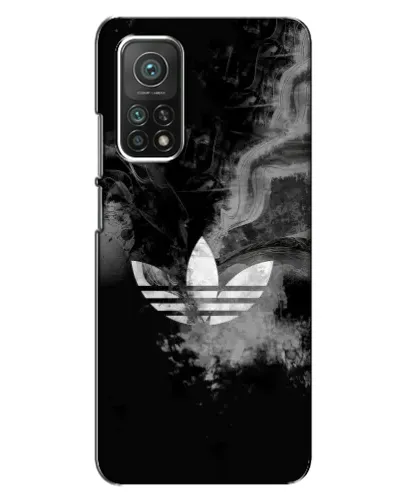 Чехол для Xiaomi Mi 10T с картинкой «Абстрактный дым Adidas»
