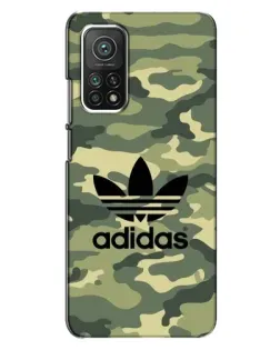 Чехол для Xiaomi Mi 10T с картинкой «Милитари стиль Adidas» Чехол для Xiaomi Mi 10T с картинкой «Милитари стиль Adidas»