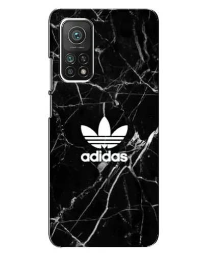 Чехол для Xiaomi Mi 10T с картинкой «Белый мрамор Adidas»