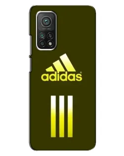 Чехол для Xiaomi Mi 10T с картинкой «Оливковый градиент Adidas»
