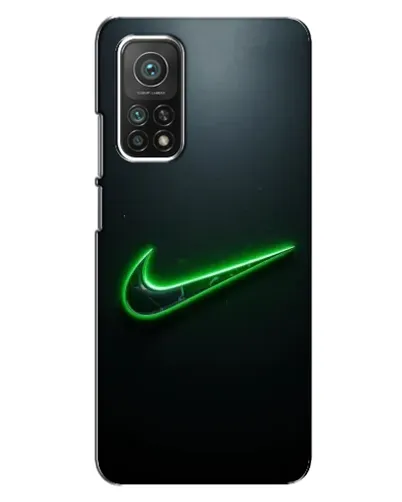 Чехол для Xiaomi Mi 10T с картинкой «Неоновый контур Nike» Чехол для Xiaomi Mi 10T с картинкой «Неоновый контур Nike»