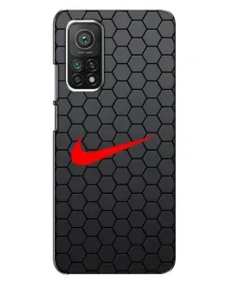 Чехол для Xiaomi Mi 10T с картинкой «Nike — карбоновая сетка» Чехол для Xiaomi Mi 10T с картинкой «Nike — карбоновая сетка»