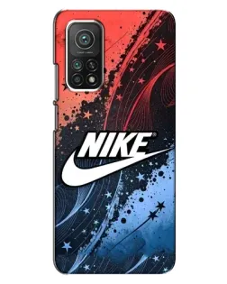 Чехол для Xiaomi Mi 10T с картинкой «Градиентный принт Найк» Чехол для Xiaomi Mi 10T с картинкой «Градиентный принт Найк»
