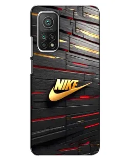 Чехол для Xiaomi Mi 10T с картинкой «Золотой Nike на металле» Чехол для Xiaomi Mi 10T с картинкой «Золотой Nike на металле»