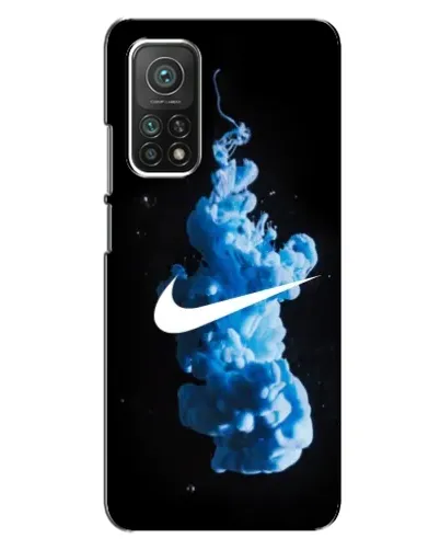 Чехол для Xiaomi Mi 10T с картинкой «Nike и синий дым» Чехол для Xiaomi Mi 10T с картинкой «Nike и синий дым»
