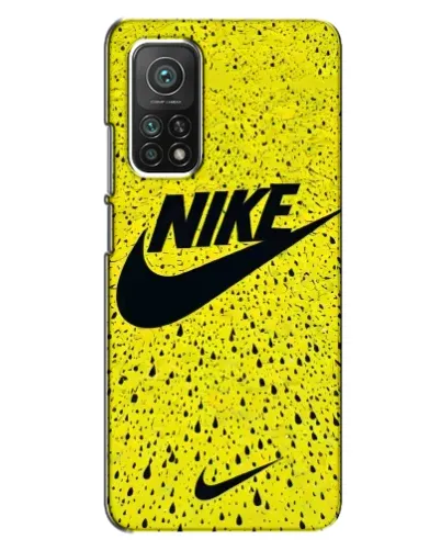 Чехол для Xiaomi Mi 10T с картинкой «Желтый текстурный Nike» Чехол для Xiaomi Mi 10T с картинкой «Желтый текстурный Nike»