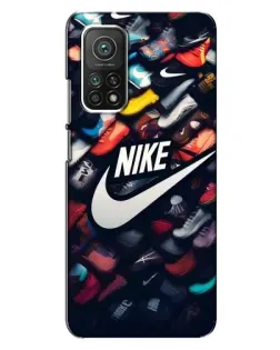 Чехол для Xiaomi Mi 10T с картинкой «Коллекция кроссовок Nike» Чехол для Xiaomi Mi 10T с картинкой «Коллекция кроссовок Nike»
