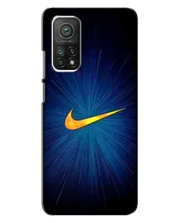Чехол для Xiaomi Mi 10T с картинкой «Синий пульс Nike» Чехол для Xiaomi Mi 10T с картинкой «Синий пульс Nike»