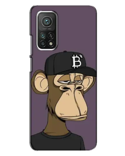 Чехол для Xiaomi Mi 10T с картинкой «Bored Ape в кепке»