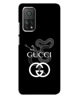 Чехол для Xiaomi Mi 10T с картинкой «Gucci — серебряная змея» Чехол для Xiaomi Mi 10T с картинкой «Gucci — серебряная змея»