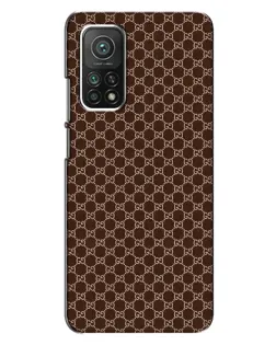 Чехол для Xiaomi Mi 10T с картинкой «Gucci — шоколадная сетка» Чехол для Xiaomi Mi 10T с картинкой «Gucci — шоколадная сетка»