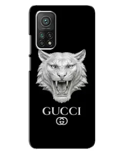 Чехол для Xiaomi Mi 10T с картинкой «Gucci — серебряный лев» Чехол для Xiaomi Mi 10T с картинкой «Gucci — серебряный лев»