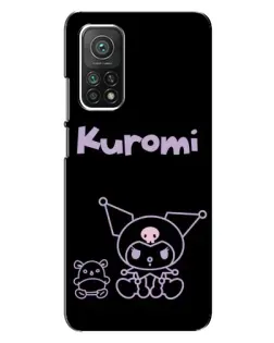 Чехол для Xiaomi Mi 10T с картинкой «Kuromi — черный минимализм» Чехол для Xiaomi Mi 10T с картинкой «Kuromi — черный минимализм»
