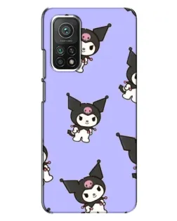 Чехол для Xiaomi Mi 10T с картинкой «Паттерн с Kuromi» Чехол для Xiaomi Mi 10T с картинкой «Паттерн с Kuromi»