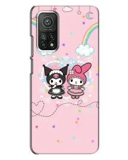 Чехол для Xiaomi Mi 10T с картинкой «My Melody и Kuromi» Чехол для Xiaomi Mi 10T с картинкой «My Melody и Kuromi»