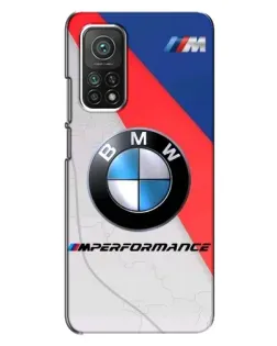 Чехол для Xiaomi Mi 10T с картинкой «BMW Performance стиль»