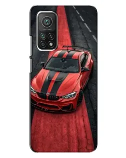 Чехол для Xiaomi Mi 10T с картинкой «BMW на красной дорожке»