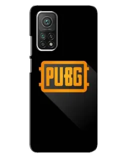 Чехол для Xiaomi Mi 10T с картинкой «PUBG — рамка лого»