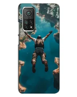 Чехол для Xiaomi Mi 10T с картинкой «PUBG — свободное падение»