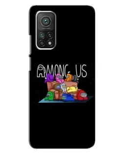 Чехол для Xiaomi Mi 10T с картинкой «Логотип Among Us» Чехол для Xiaomi Mi 10T с картинкой «Логотип Among Us»