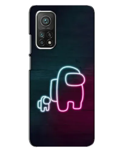 Чехол для Xiaomi Mi 10T с картинкой «Among Us неон-арт» Чехол для Xiaomi Mi 10T с картинкой «Among Us неон-арт»