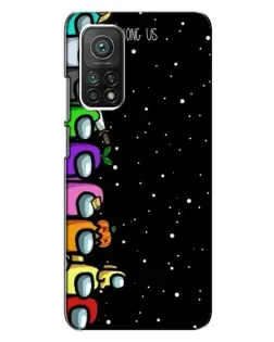 Чехол для Xiaomi Mi 10T с картинкой «Команда Among Us»