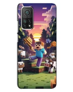 Чехол для Xiaomi Mi 10T с картинкой «Стив на ферме» Чехол для Xiaomi Mi 10T с картинкой «Стив на ферме»