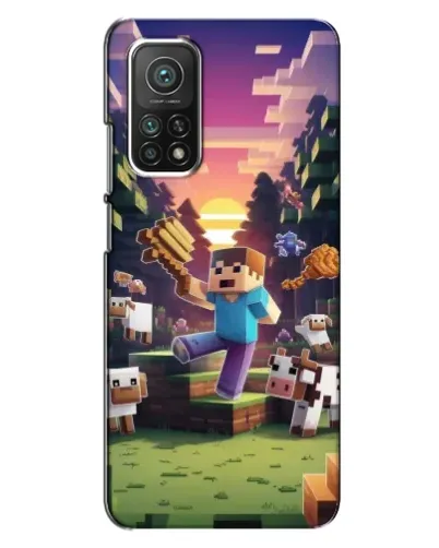 Чехол для Xiaomi Mi 10T с картинкой «Стив на ферме» Чехол для Xiaomi Mi 10T с картинкой «Стив на ферме»