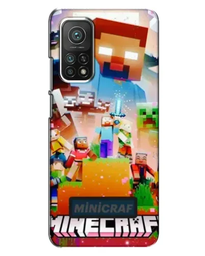 Чехол для Xiaomi Mi 10T с картинкой «Minecraft герои игры» Чехол для Xiaomi Mi 10T с картинкой «Minecraft герои игры»