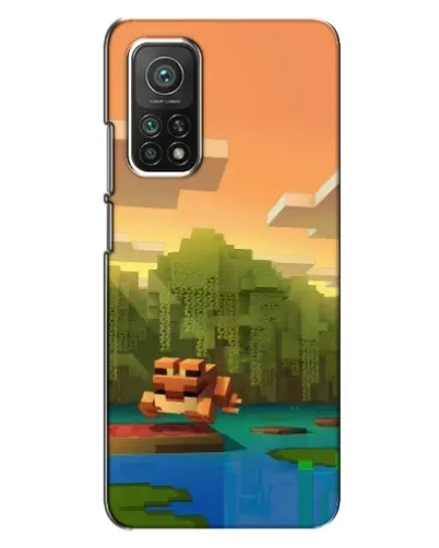 Чехол для Xiaomi Mi 10T с картинкой «Майнкрафт закат солнца» Чехол для Xiaomi Mi 10T с картинкой «Майнкрафт закат солнца»