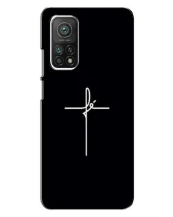 Чехол для Xiaomi Mi 10T с картинкой «Тонкий крест»