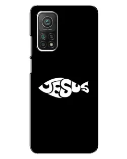 Чехол для Xiaomi Mi 10T с картинкой «Рыба Jesus»