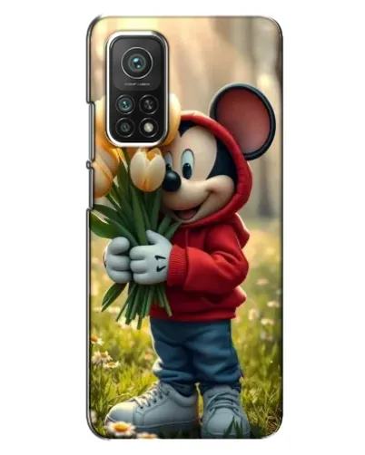 Чехол для Xiaomi Mi 10T с картинкой «Микки с тюльпанами» Чехол для Xiaomi Mi 10T с картинкой «Микки с тюльпанами»